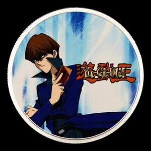 2022 Niue Colorized $2 Yu-Gi-Oh! Seto Kaiba 1 Ounce .999 Silver Coin - Picture 1 of 2