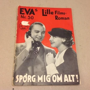 Advice to the Lovelorn Tracy Blane 1934 Danish Movie Novel "EVA Lille Filmroman" - Picture 1 of 1
