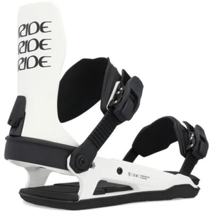 Brand New Mens Ride C-6 Snowboard Binding White 2025 - Picture 1 of 3