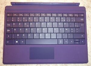 Microsoft Surface 3 Type Cover Keyboard AZERTY (Model 1654) - purple 