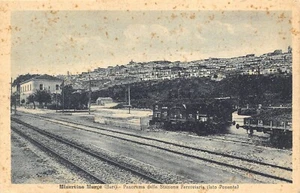A860) MINERVINO MURGE BARI PANORAMA DALLA STAZIONE FERROVIARIA LATO PONENTE. VG. - Picture 1 of 2