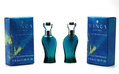 Wings by Giorgio Beverly Hills 0,25 oz, 7,5 ml eau de toilette spray para hombres Foto 1 de 2