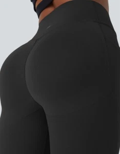 HALARA SoCinched Scrunch Butt Lifting Leggings UltraSculpt Size S 7/8 BLACK NWT - Picture 1 of 16