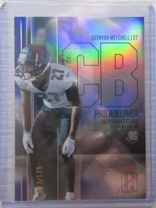2024 Topps Cromo Firma Draft Class NFL Quinyon Mitchell Novato HOLO 73/175 - Imagen 1 de 5