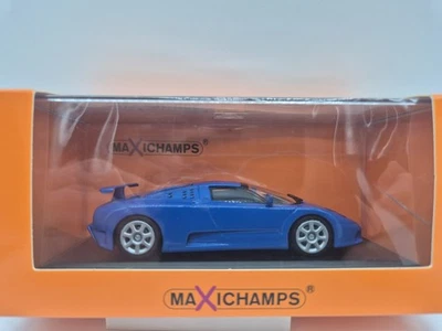 Minichamps 1.43 Bugatti EB110 1994 Blue colour 940102110 - Image 1 of 3