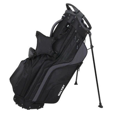 Maltby 14-Way Golf Club Stand Bag - Black and Gray - Image 1 of 3