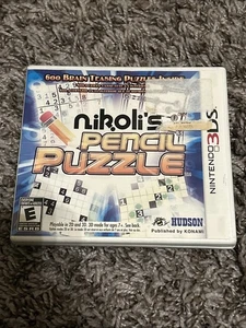 Nikoli's Pencil Puzzle (Nintendo 3DS, 2011) vollständig - Bild 1 von 5
