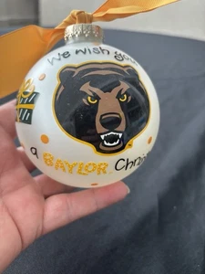 Adorno de puntos colores algodón - Baylor University te deseamos una Navidad Baylor I2 - Imagen 1 de 10