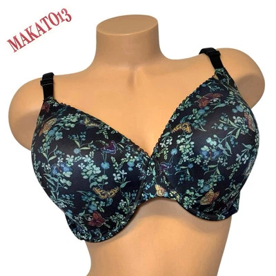 Sujetador floral VICTORIA’S SECRET 44D Body de Victoria cobertura perfecta ligeramente forrado Foto 1 de 4