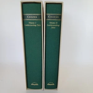 Leatherstocking Tales Volumes 1 & 2 James Fenimore Cooper Library Of America - Foto 1 di 16
