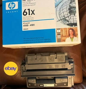 HP 61X Black Toner cartridge - (C8061X ) - Opened/ USED - LJ 4100* - Untested! - Picture 1 of 7