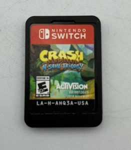 NINTENDO CRASH BANDICOOT NSANE TRILOGY - SWITCH TESTED AND WORKS (CP2016572) - Picture 1 of 2