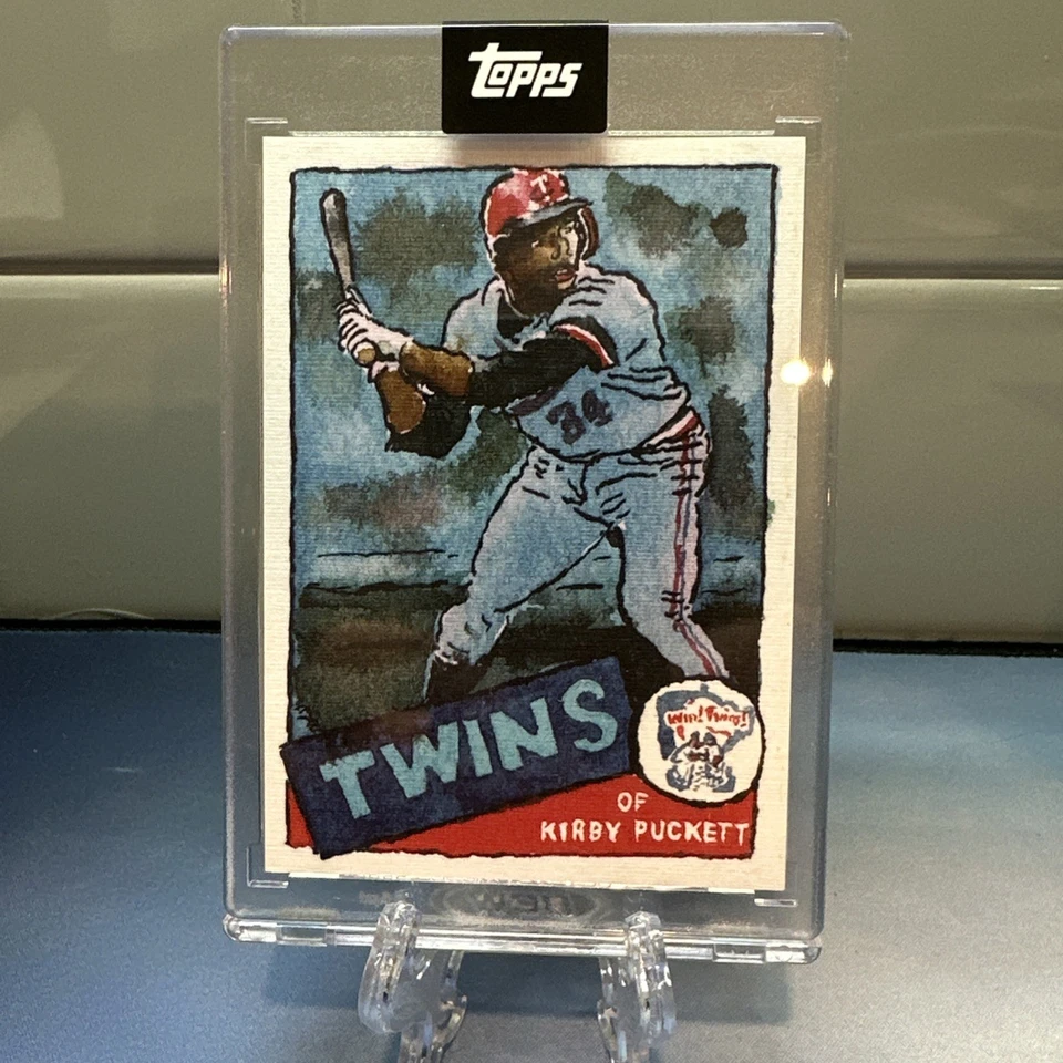 2025 Topps Shoebox Treasures #10 Kirby Puckett Caja Lona Stock SSP ≈ 10! Foto 1 de 2