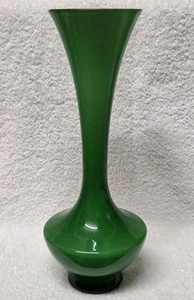 🔶️RETRO SCANDINAVIAN ART CASED GLASS VASE HIRSCHBERG LINDSHAMMAR MCM MOD POP - Picture 1 of 9