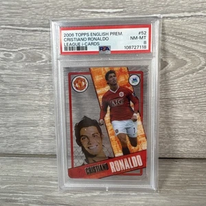 Cristiano Ronaldo PSA Grade 8 Topps i-Card 06/07 Premier League Man United #52 - Bild 1 von 10