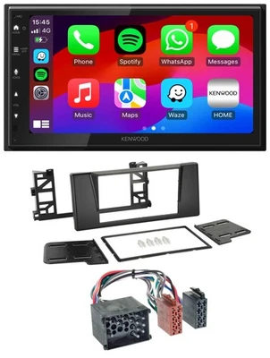Kenwood MP3 USB DAB 2DIN Bluetooth Autoradio für BMW 5er (E39) X5 Rundpin - Bild 1 von 4