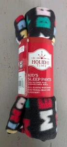 Holiday Time Unisex Kids SIZE 8 Cozy Sleep Pants MERRY BRIGHT #10725 - Picture 1 of 3