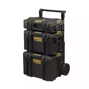 DeWalt DWST83526-1 TOUGHSYSTEM 2.0 Stackable Tool Boxes & Trolley Kit x3 Pcs - Picture 1 of 4