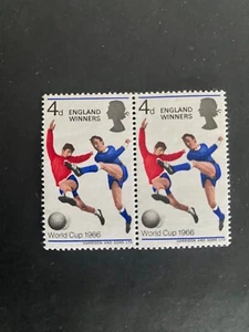GB stamps Mint 1966 World Cup Winners with red colour shift - Picture 1 of 2