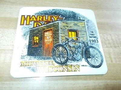 NUEVO NOS Harley Davidson The First Factory 1903 Vintage Bike Shop Calcomanía Adhesiva Foto 1 de 4