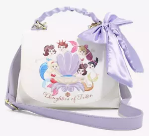 Loungefly Disney Little Mermaid Sisters Handtasche Handtasche Umhängetasche NEU - Bild 1 von 4