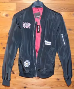 Rebel & Soul Zip Front Coat Jacket - New w/ Tags - Lined Windbreaker Style - Picture 1 of 7
