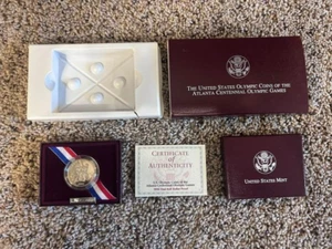 1995 Half Dollar Olympic Coins Of The Atlanta Centennial Olympic Games PROOF - Picture 1 of 3