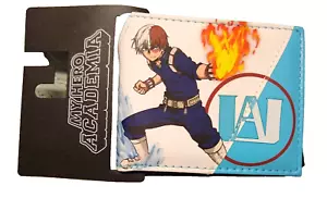 Shoto Todoroki My Hero Academia Bifold ID Wallet Bioworld U.A. High School - Picture 1 of 5