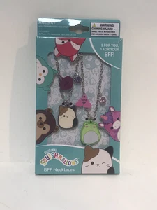 Squishmallows BFF Necklaces, One For You and BFF! Wendy/Rainbow, Cam/Heart - Picture 1 of 10