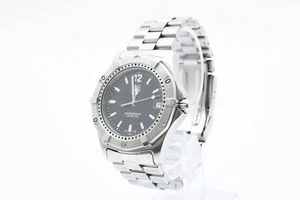Tag Heuer 2000 WK1113-0 Profesional 200m Reloj de Cuarzo para Hombres Esfera Negra #W91 - Imagen 1 de 12