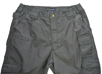 Pantalones grises tácticos 511 para hombre 34 x 32 bolsillos de mezcla de algodón pesado tiro caza Foto 1 de 4