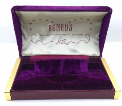 1940s BENRUS MENS WATCH BOX - MINT CONDITION (B76)  - Image 1 of 4