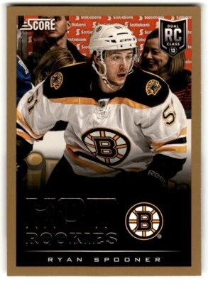 Ryan Spooner 2013-14 Score Gold Hot Rookie #607 Boston Bruins - Image 1 of 2