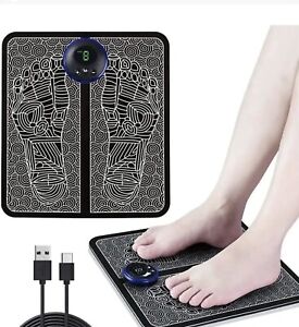 Foot Massage Mat Deep Tissue Muscle Vibrating Lightweight Portable USB Charged
