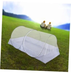 Mosquito Net Foldable Pop Up Travel Tent,Bed Canopy Camping Mosquito Net Gray - Picture 1 of 7