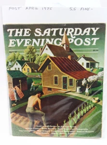 Saturday Evening Post Magazine April 1975 King Hussein Dolly Pardon (5.5) Fine- - Picture 1 of 2