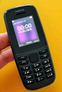 Nokia 105 TA-1203 (Unlocked) Mobile Phone Excellent Condition With Charger - Picture 1 of 10