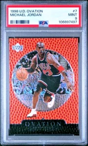 Michael Jordan 1998-99 Upper Deck Ovation #7 PSA 9 Bulls HOF GOAT - Picture 1 of 3