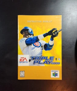 Triple Play 2000 | Nintendo 64 N64 | Manual Only - Picture 1 of 2