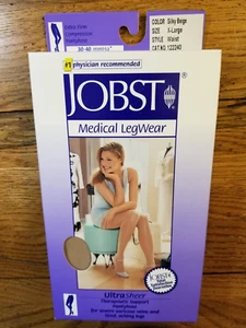 Jobst ULTRASHEER Damen 30-40 mmHg Taille hoch X-LARGE - SEIDIG BEIGE 122240 - Bild 1 von 2