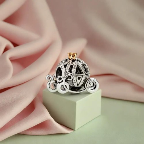 Charm Zucca Coach Bracciale Argento Sterling Charm Perline Charm