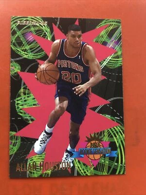 1994-95 Fleer Rookie Sensation Allan Houston #10 - Image 1 of 2