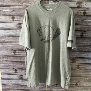 Duluth Trading Co. Men's Longtail Short-Sleeved T-Shirt Size M Gray Beaver - Picture 1 of 5