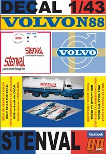 DECAL 1/43 VOLVO N88 STENVAL (07) - Picture 1 of 1