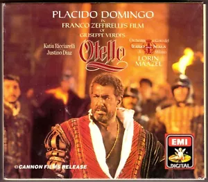 VERDI Otello 2-CD Zeffirelli Film w/Domingo, Ricciarelli; Scala Orchestra MAAZEL - Picture 1 of 1