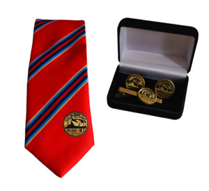 Ensemble cravate commémorative du 80e anniversaire, boutons de manchette et épingles à cravate 2024