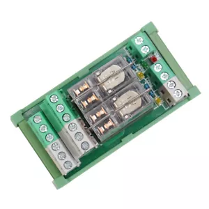 GEYA 2 Channel Omron Relay Module 2NO2NC DPDT PLC Relay Interface AC/DC 12/24V - Picture 1 of 11