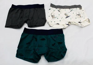 Old Navy Boy's Printed Elastic Boxer Briefs 3-Pack JM3 Multicolor Size XS NWT - Picture 1 of 11