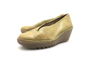 Fly London Damen Halbschuh Slipper Comfortschuh Grün Gr. 38 (UK 5) - Bild 1 von 4