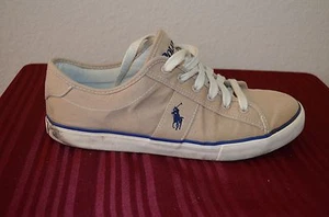 Ralph Lauren 100 % authentisch beige Sneaker Herren Größe 10 UVP $ 85 - Bild 1 von 6